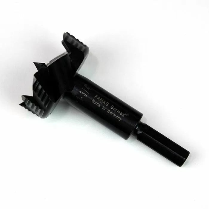 FAMAG Bormax Forstner drill bit with serrated cutting edges for woodworking