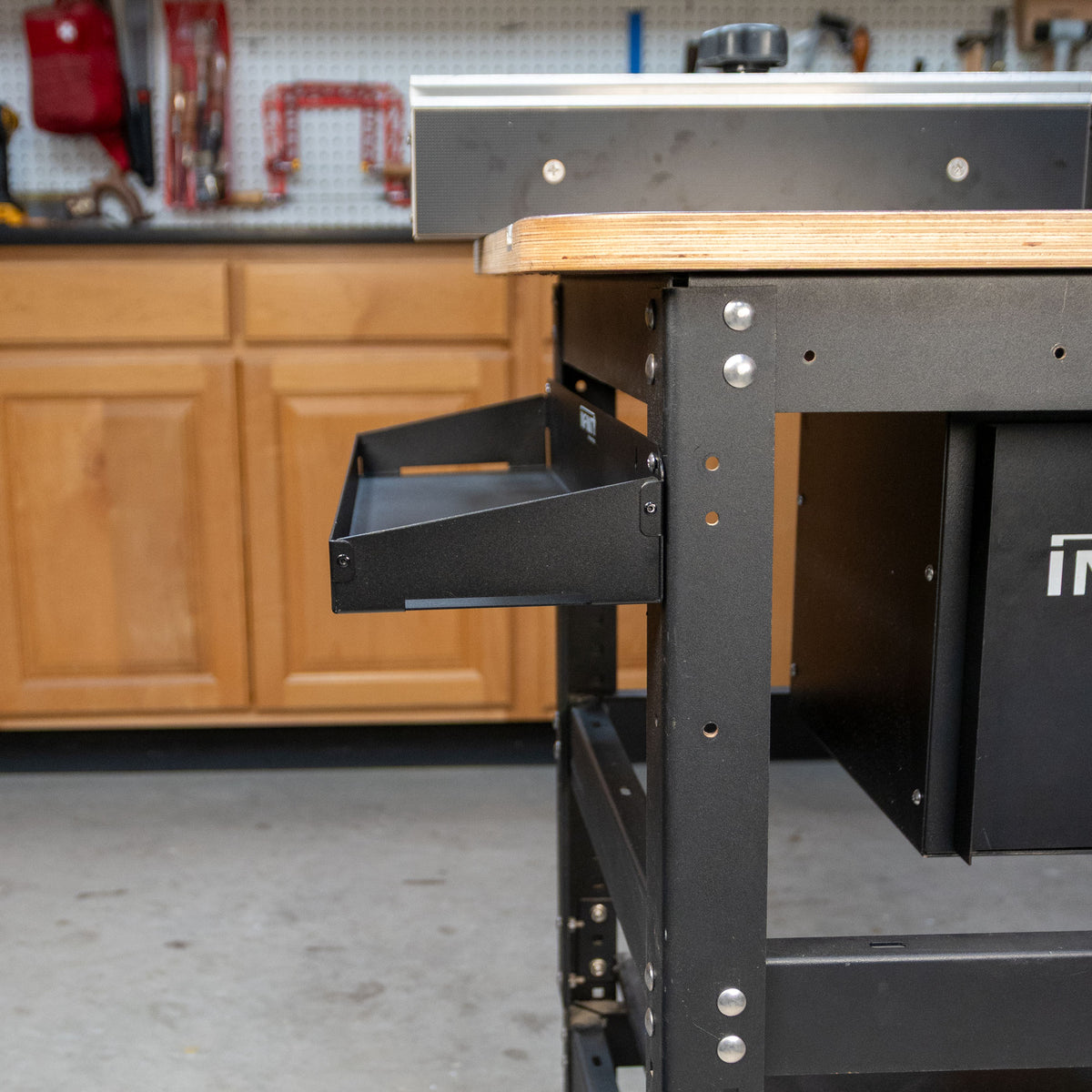 Utility Try Mounted On A Router Table