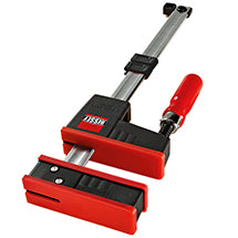 BESSEY parallel bar clamp with red jaws and handle