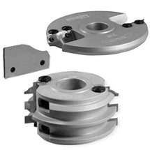 Insert-Pro shaper cutter heads with replaceable carbide profile knife