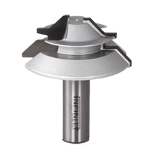Infinity carbide lock miter router bit with half-inch shank