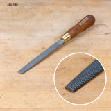 half round rasp with a closeup insert.