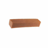 Brown abrasive cleaning stick for saw blades and router bits on white background