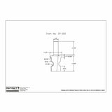 Technical drawing of woodworking router bit with detailed measurements, labeled item 19-160.