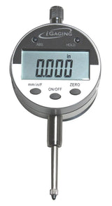 iGaging digital indicator reading 0.000 inches on a white background