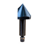 Infinity Tools Insert-Pro 91° Miterfold Router Bit left side view on a white background.