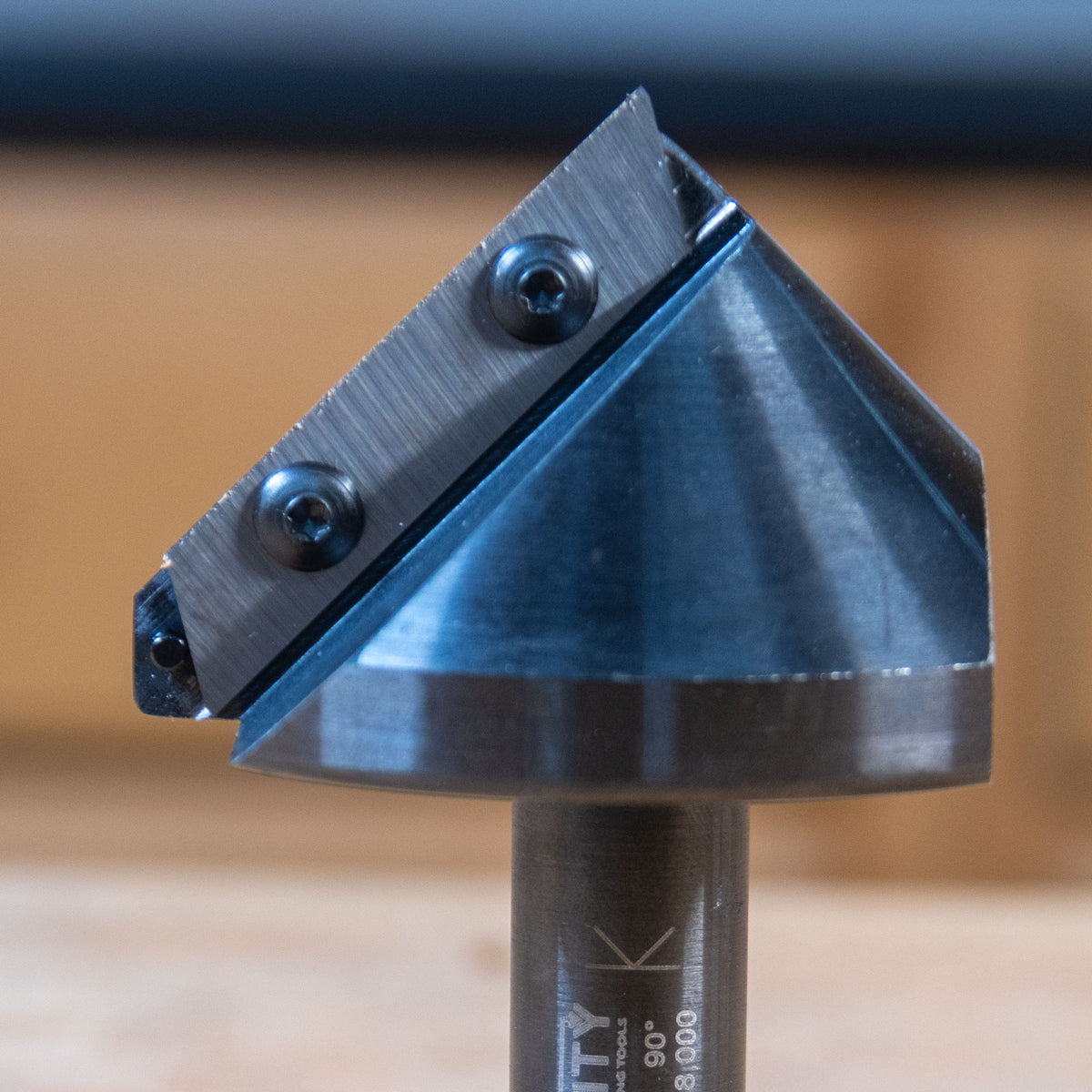 Replacement Insert Pro Router Bit Blade Shown Installed on router bit 94-302.