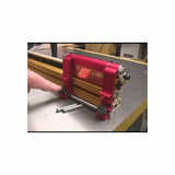 Router fence stop block for woodworking on metal table, hand adjusting tool, precision guide