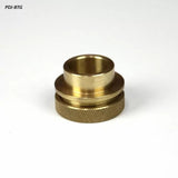 Brass router table insert ring with knurled edge for woodworking jigs and accessories